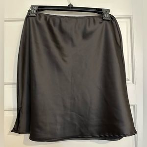 Black Mini Slip skirt
